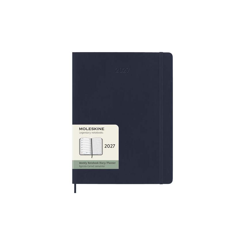 Bloc de notas de tapa blanda XL para 12 meses Moleskine