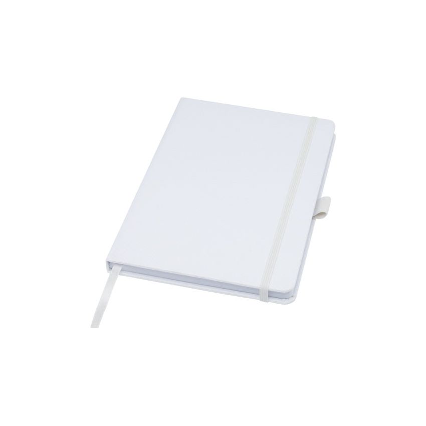 Cuaderno A5 de papel reciclado con tapa RPET 