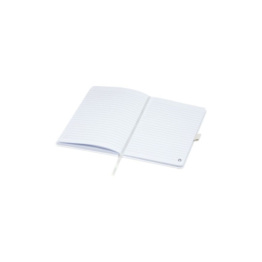 Cuaderno A5 de papel reciclado con tapa RPET 