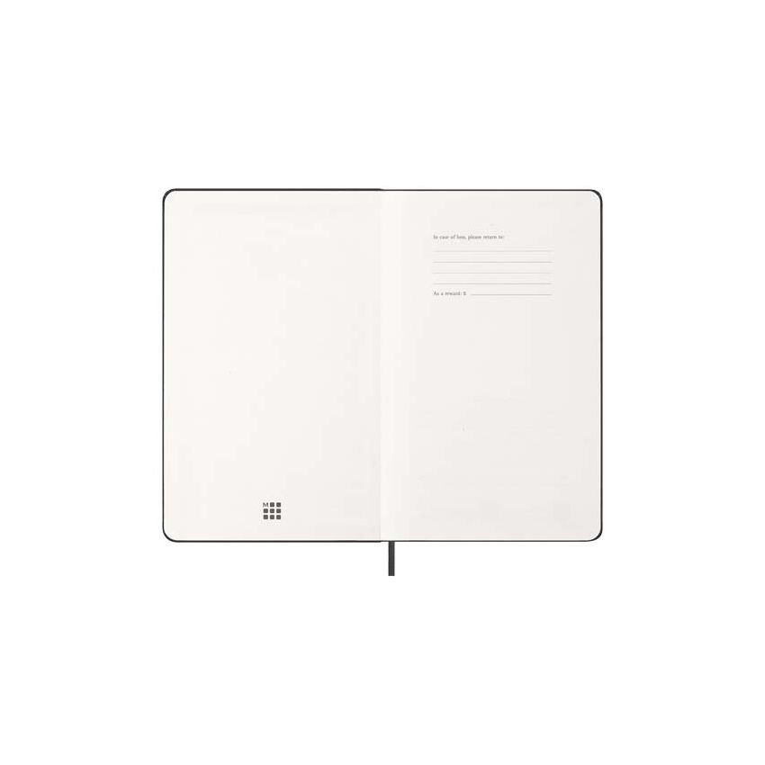 Moleskine Agenda vertical de tapa dura L para 12 meses