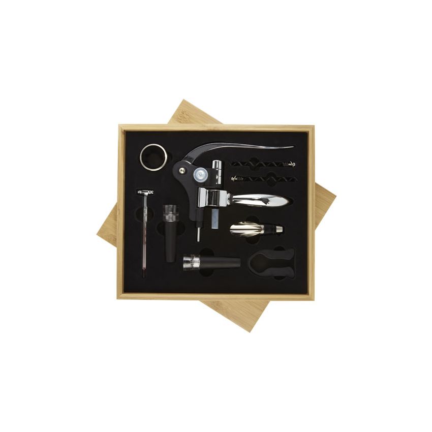 Set de vino de 9 piezas 