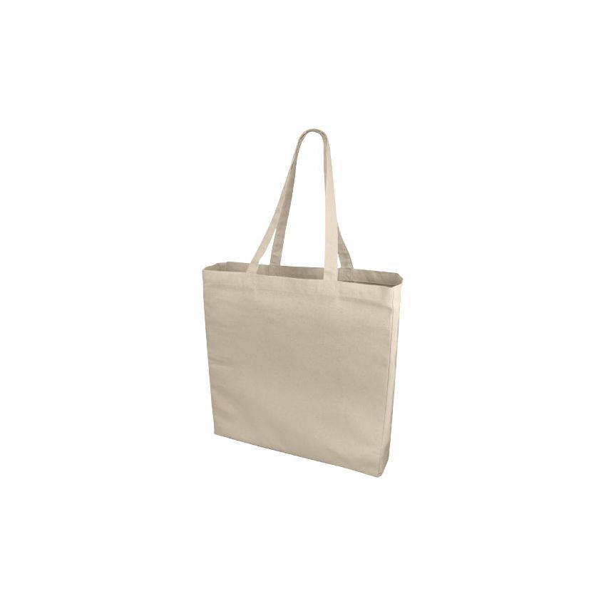 Bolsa de algodón 220 g/m² con asas largas 