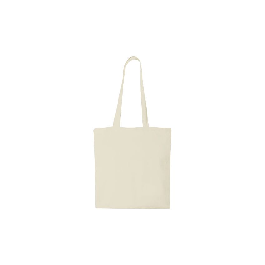 Bolsa de algodón 140 g/m² con asa larga 