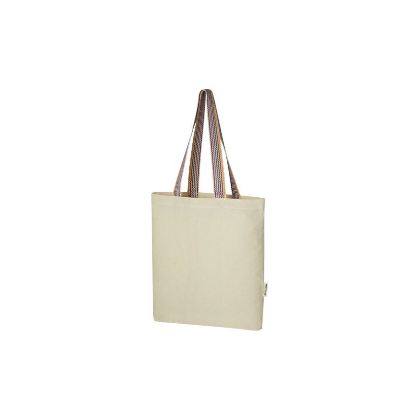 Saco de algodón reciclado de 180 g/m² de 5 L “Rainbow”