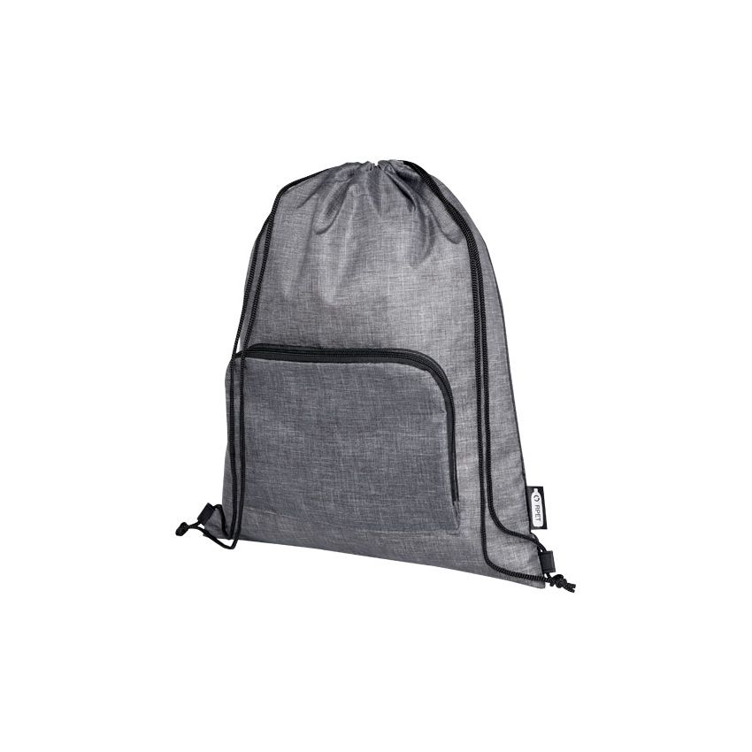 Saco de cordón plegable reciclado de 7L 
