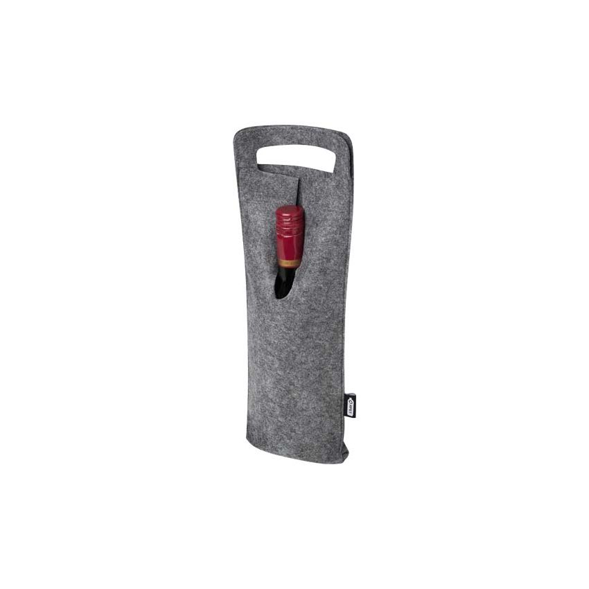 Saco para vino de fieltro reciclado GRS de 75 cl 