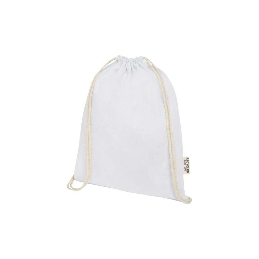 GRS Reciclierter Baumwollbeutel mit Kordelzug, 140 g/m² 