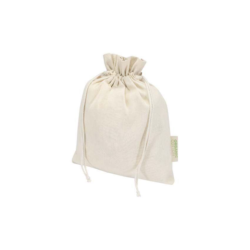 Bolsa de regalo de material de producción biológica OCS de 140 g/m² - 30 x 25 cm 