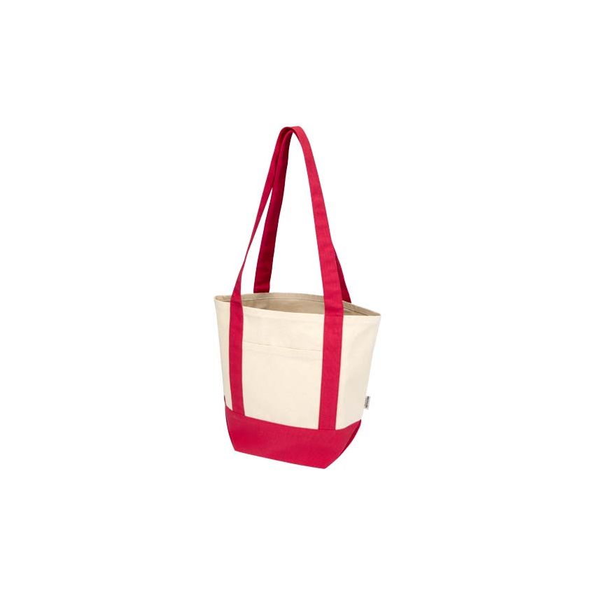 Saco de algodón mini reciclado GRS de 320 g/m² 