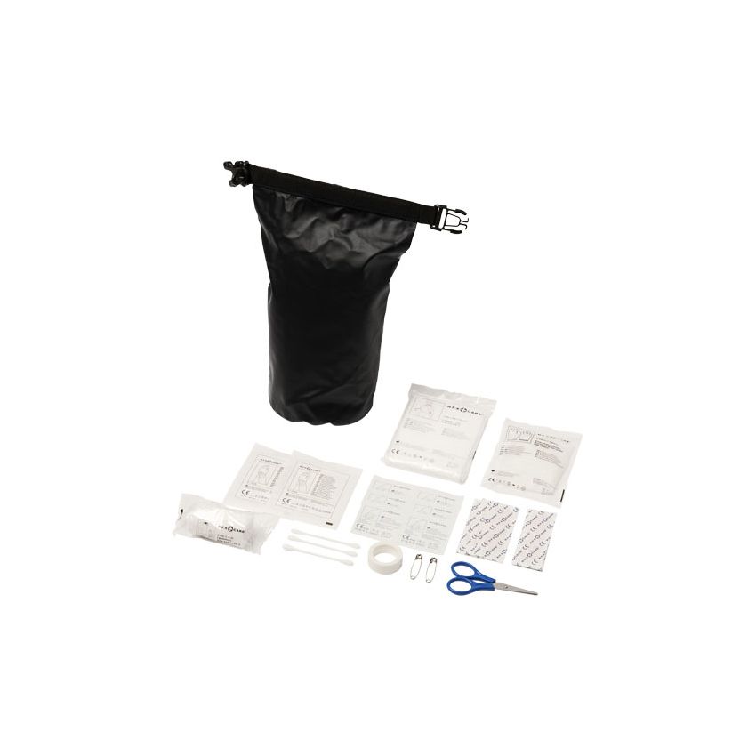Bolsa impermeable para primeros auxilios con 30 piezas 