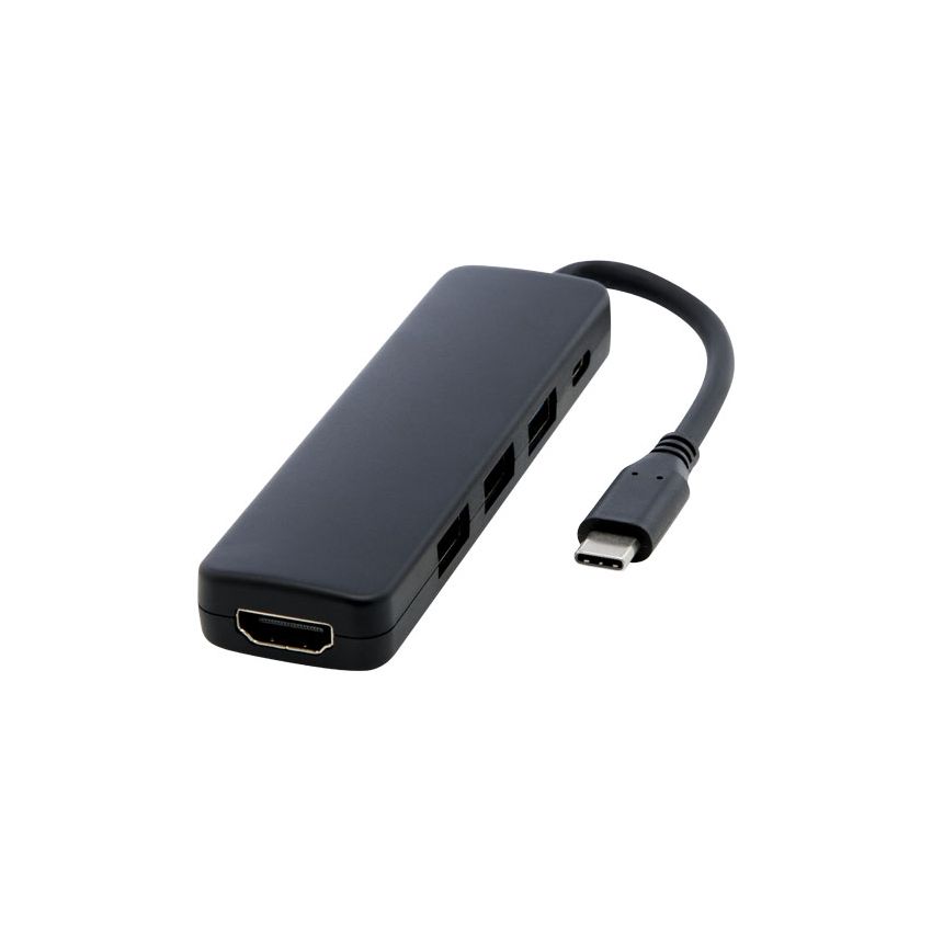 Adaptador multimedia de plástico reciclado RCS USB 2.0-3.0 con puerto HDMI 