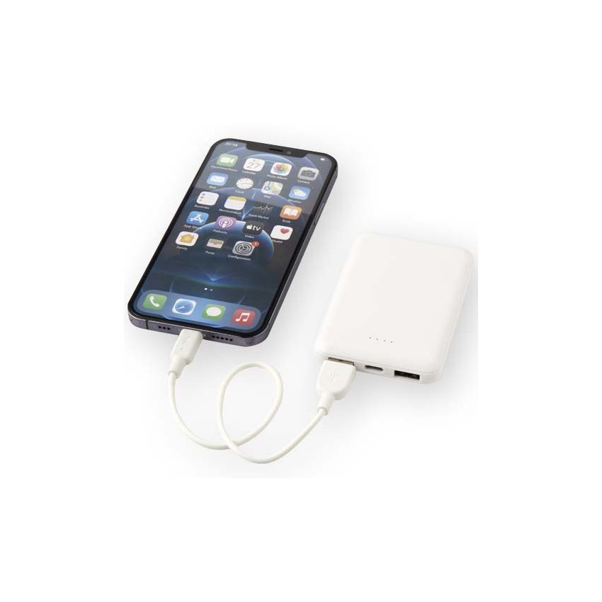Powerbank de plástico reciclado tipo C de 5000 mAh 
