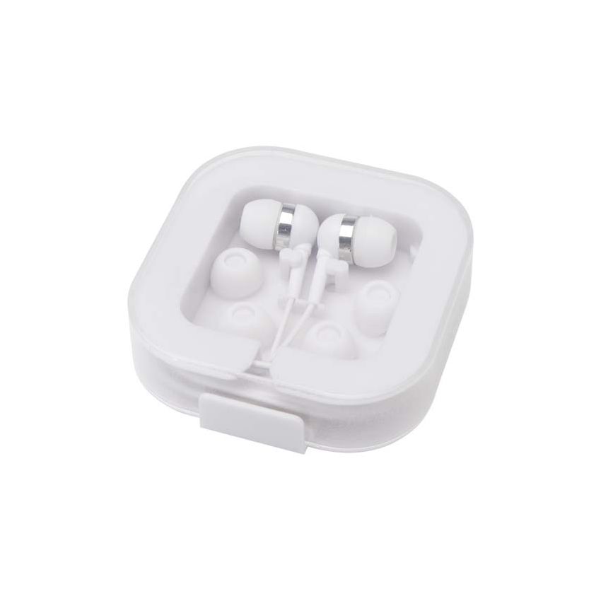 Auriculares Tipo C con cables con caja de almacenamiento de plástico reciclado