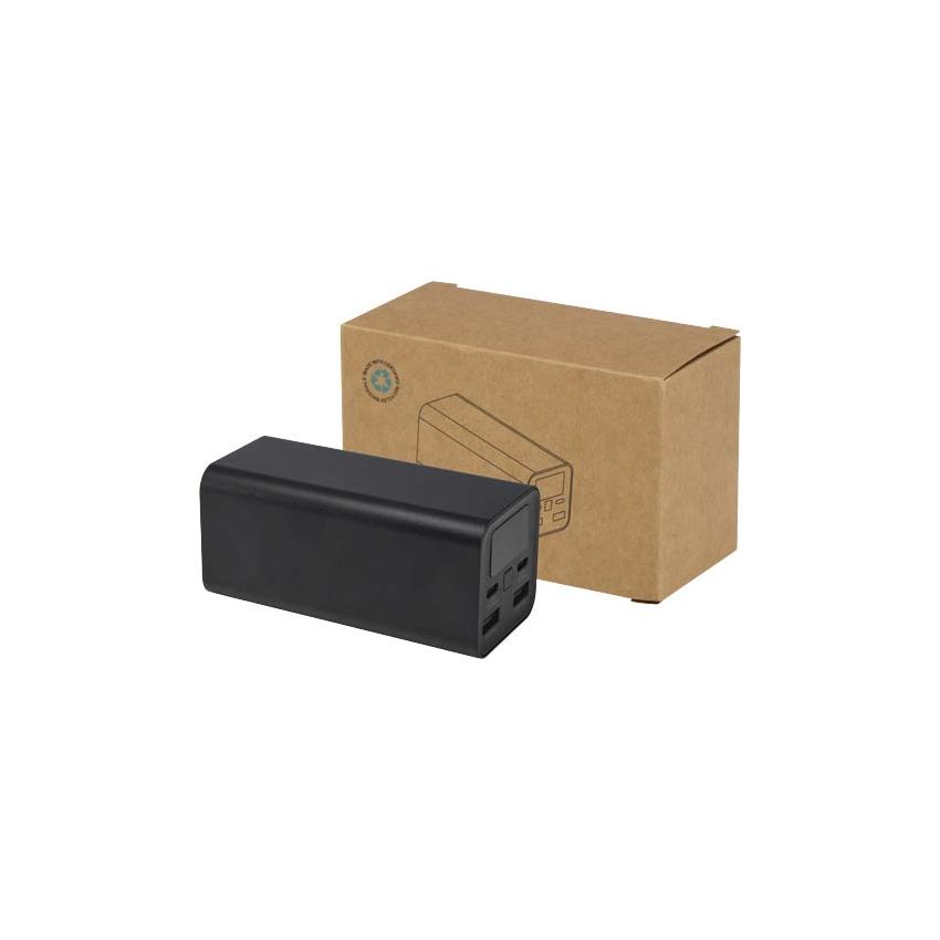 Powerbank para portátil de aluminio reciclado de 20.000 mAh y 70 W 