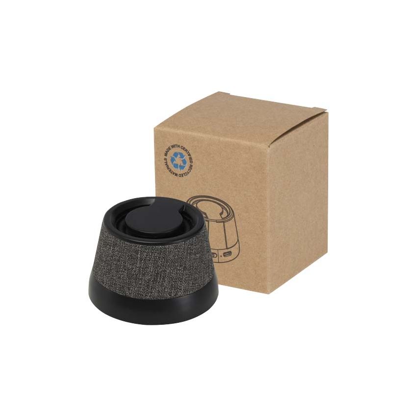 Altavoz magnético inalámbrico de plástico reciclado de 3 W 