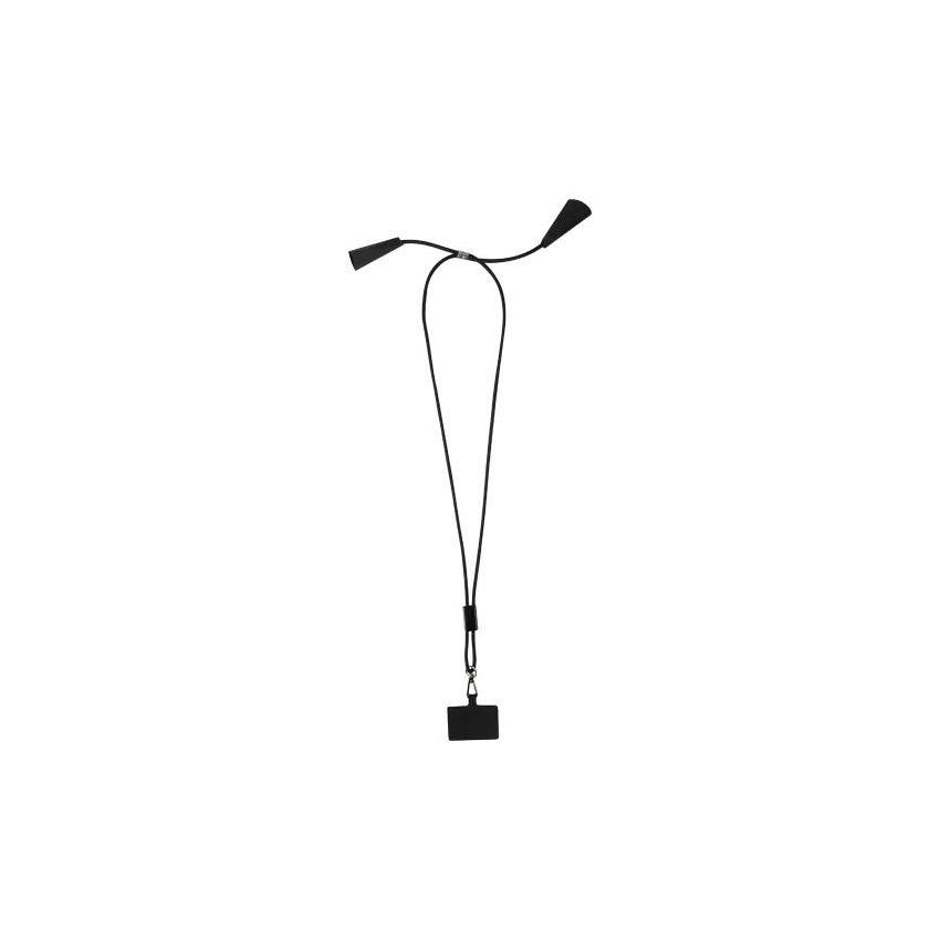 Lanyard de plástico reciclado para smartphone con cable de sincronización de datos y carga rápida de 100 W, 5 en 1, integrado 