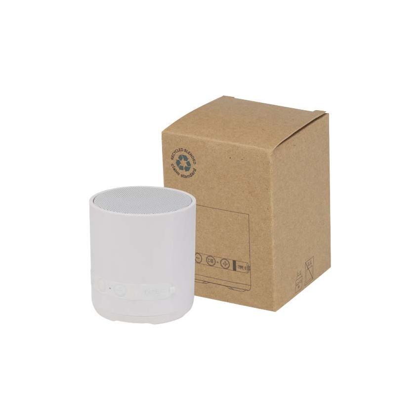 Altavoz inalámbrico de plástico reciclado de 3 W 