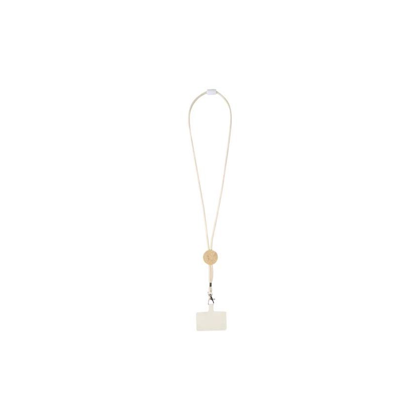 Lanyard para smartphone con detalles en bambú 