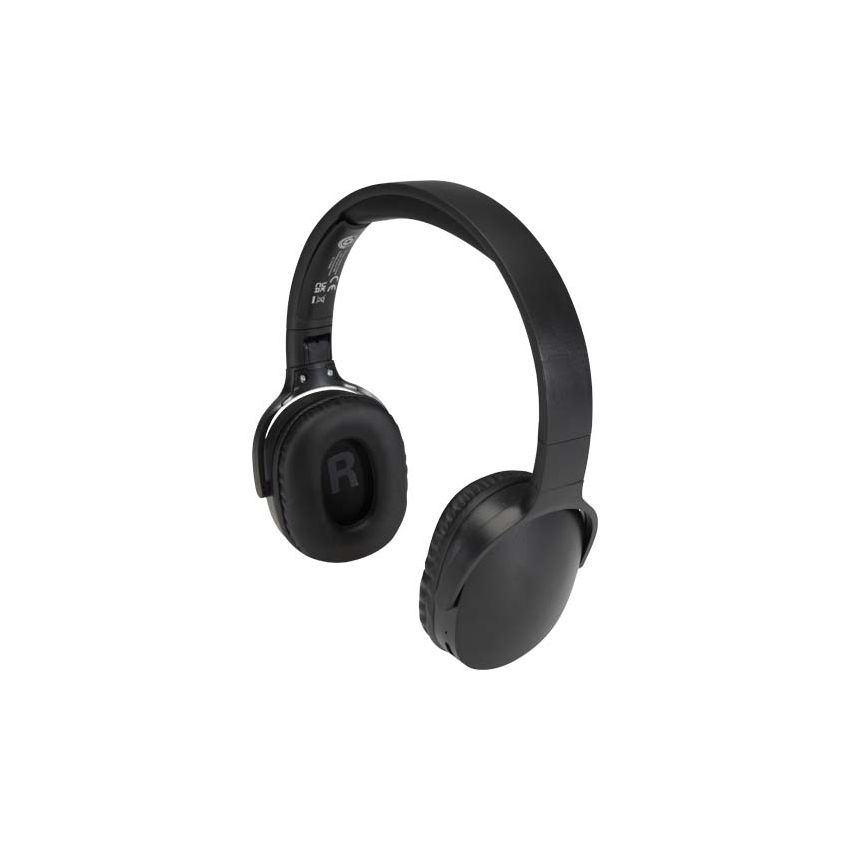 Auriculares Bluetooth® inalámbricos, circumaurales, de plástico reciclado 