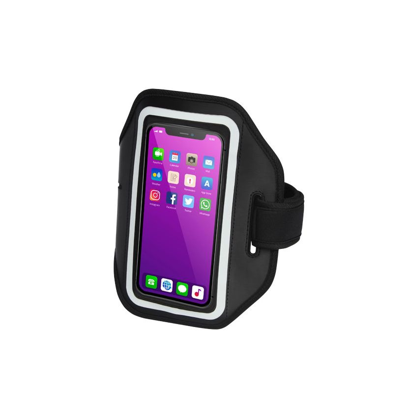 Pulseira refletora para smartphone com capa transparente 