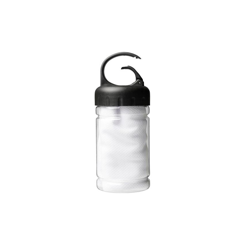 Toalla refrescante en recipiente PET 
