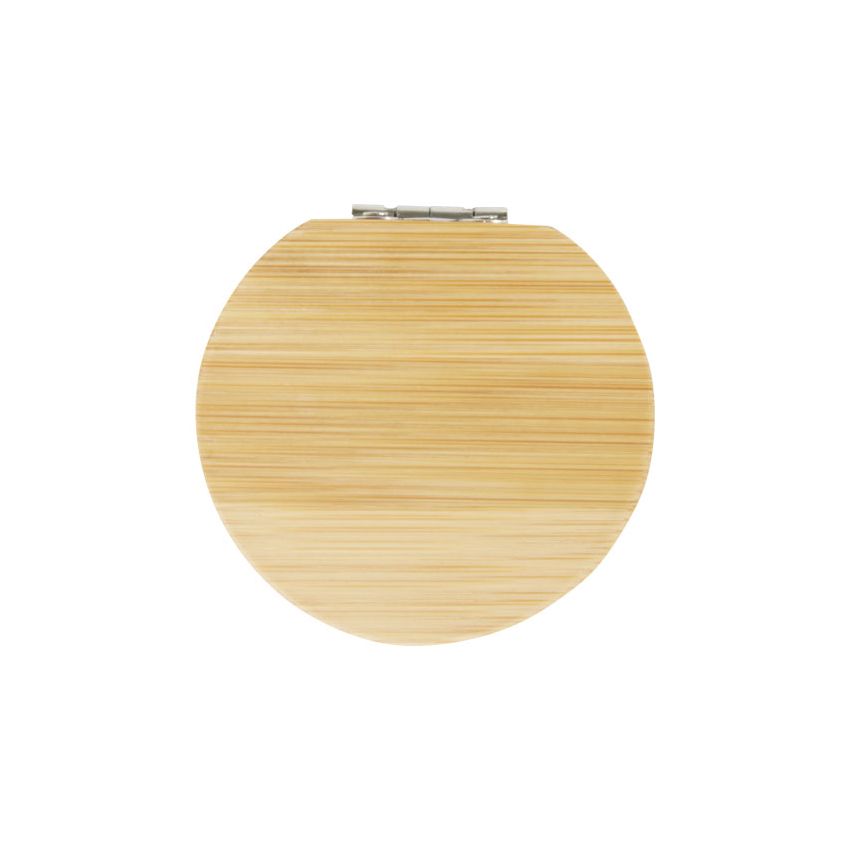 Espelho de bolso em bambu 
