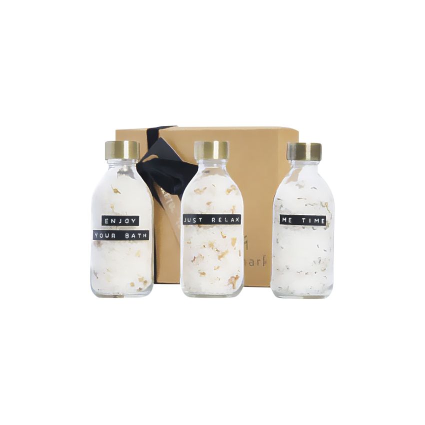 Set de 3 piezas de 200 ml de sales de baño 