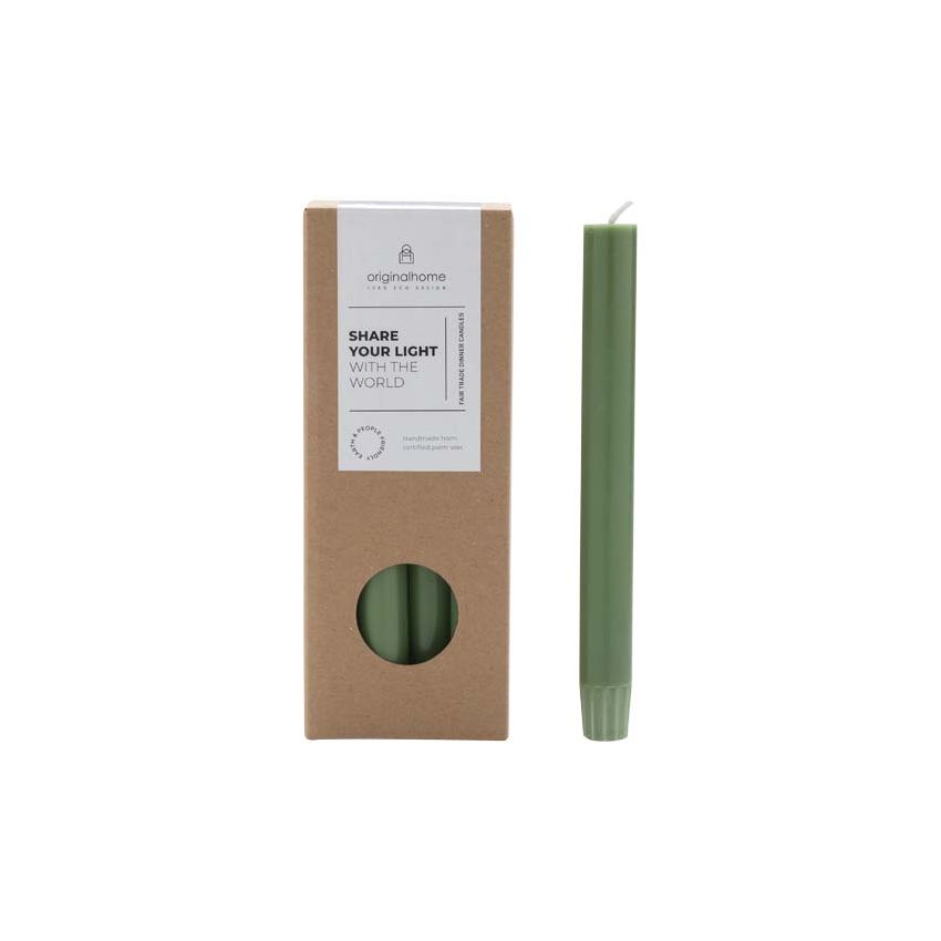 Vela de cena de matcha 