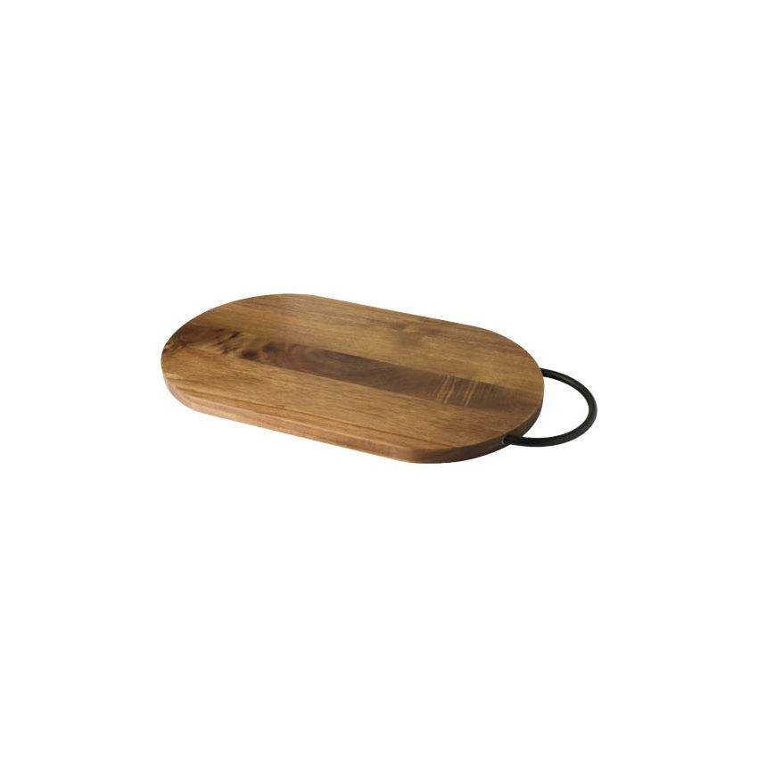 Tabla de cocina de madera de acacia con asa 