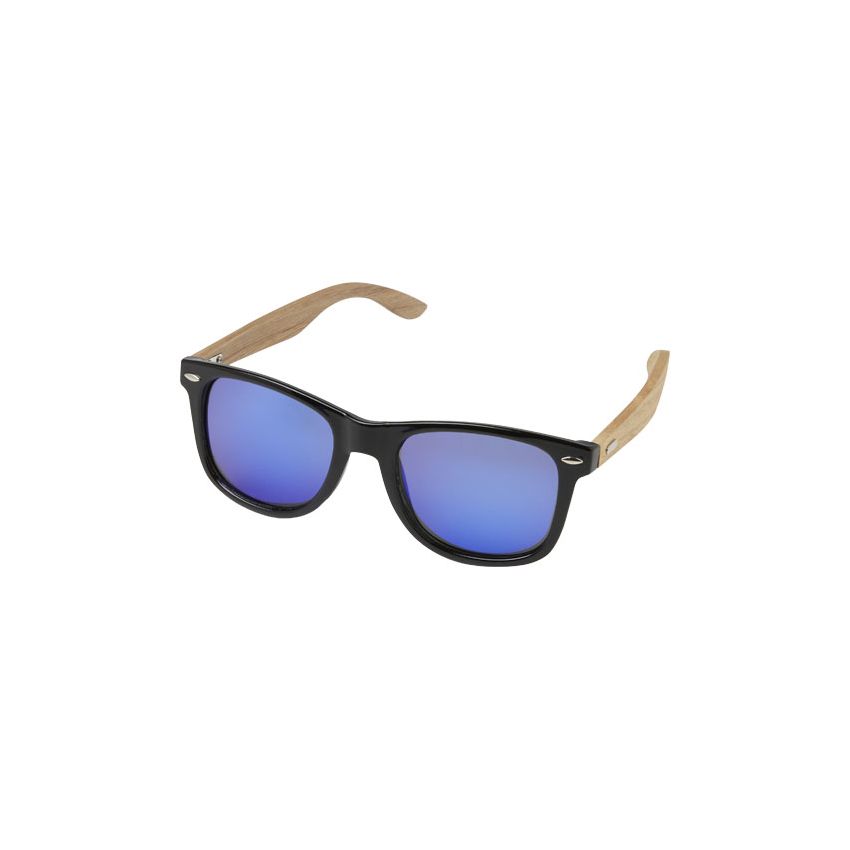 Gafas de sol polarizadas espejadas en RPET/madera en caja de regalo 