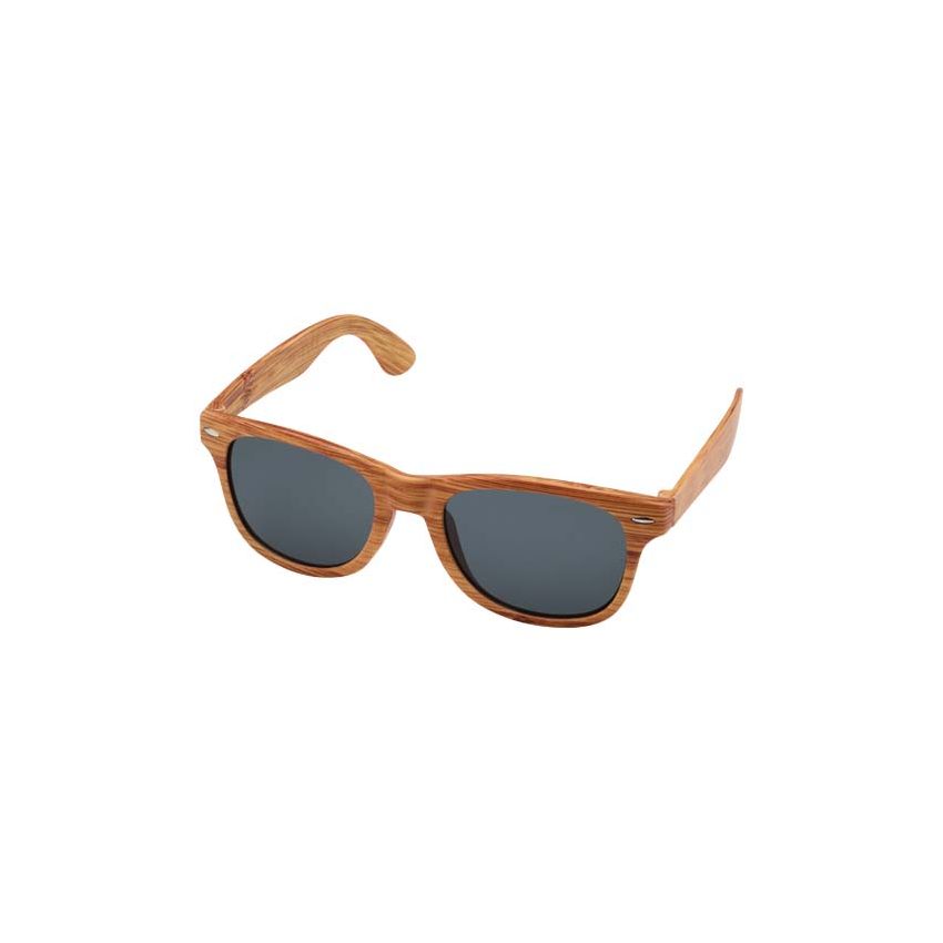Gafas de sol con apariencia de madera 