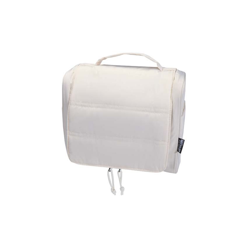 Bolsa reciclada colgante para artículos de higiene GRS de 8 L 