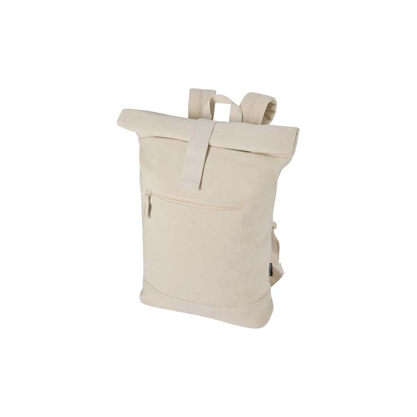 Mochila enrollable reciclada GRS de 14 pulgadas y 16 L 