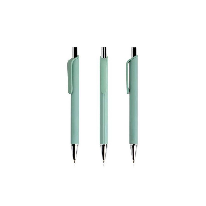 Tri-confort Bolígrafo de aluminio engomado, triangular