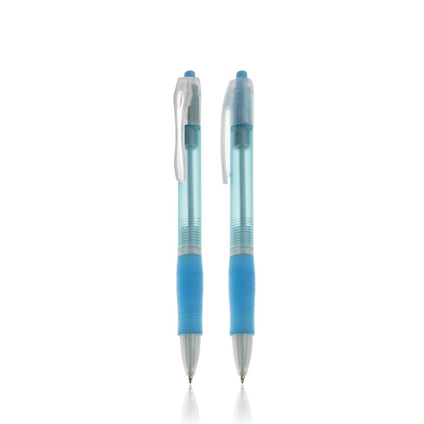 Bolígrafo de plástico con agarre ergonómico