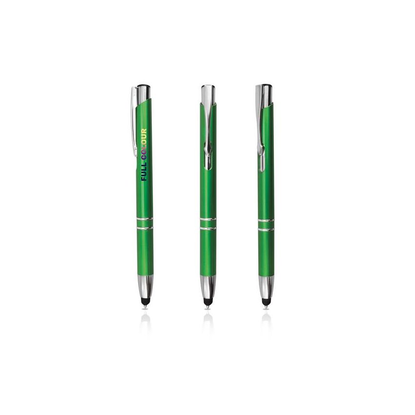 Strix Bolígrafo de plástico, con touch y clip de metal