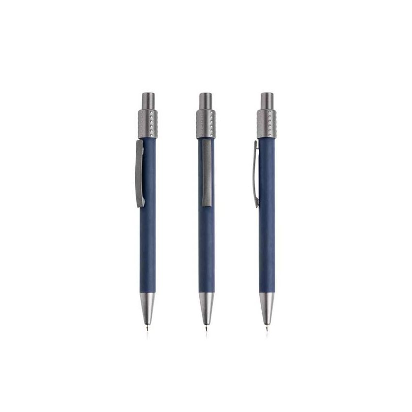 Spinno Bolígrafo esferográfico de aluminio engomado, spinner