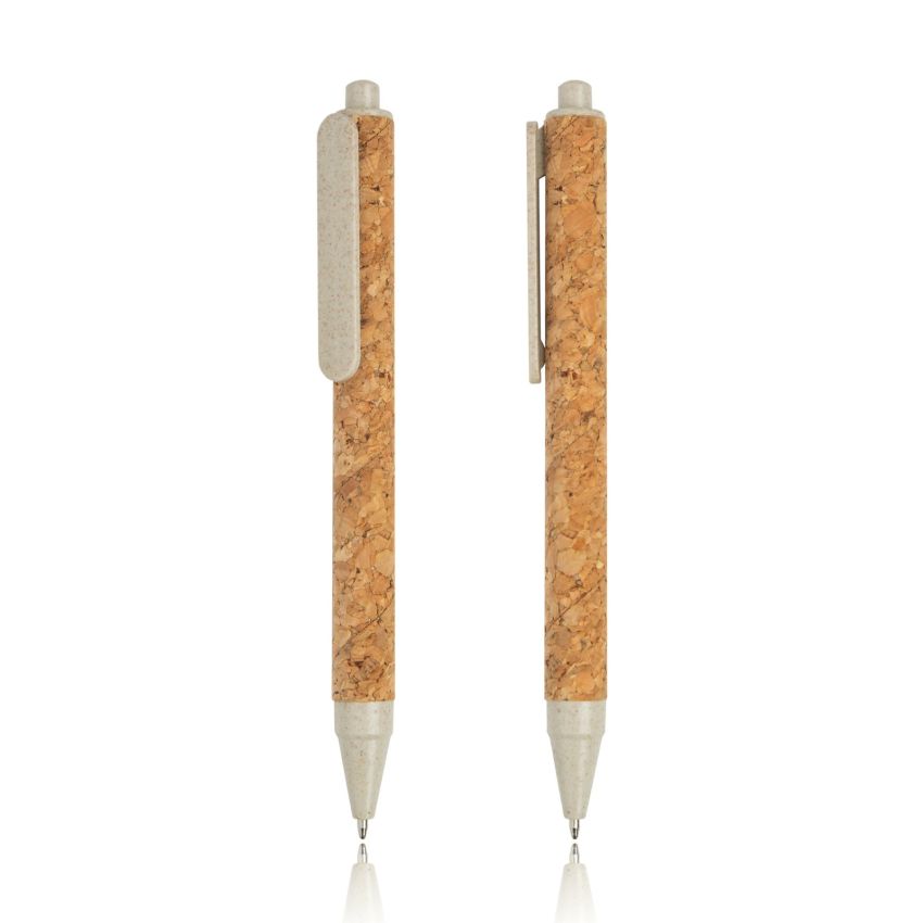 Coreat Bolígrafo de corcho y fibra de trigo