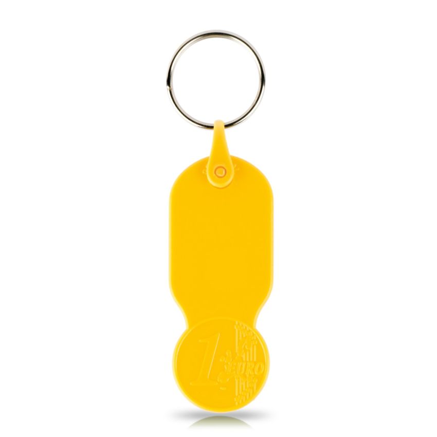 Key01 Llavero con ficha de 1,00 € para carrito, plástico PS