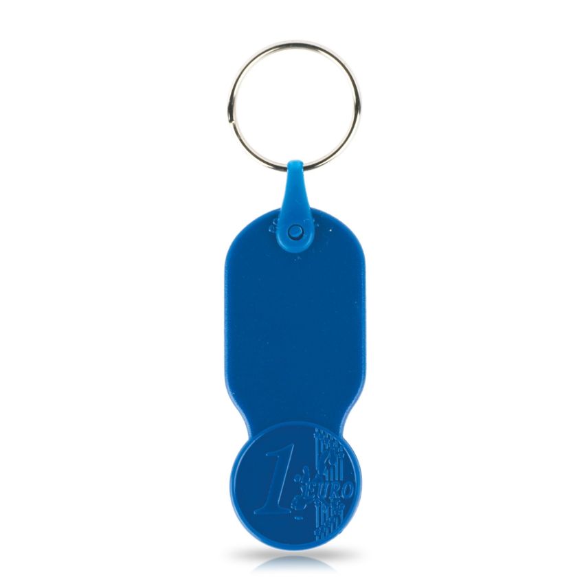 Key01 Llavero con ficha de 1,00 € para carrito, plástico PS
