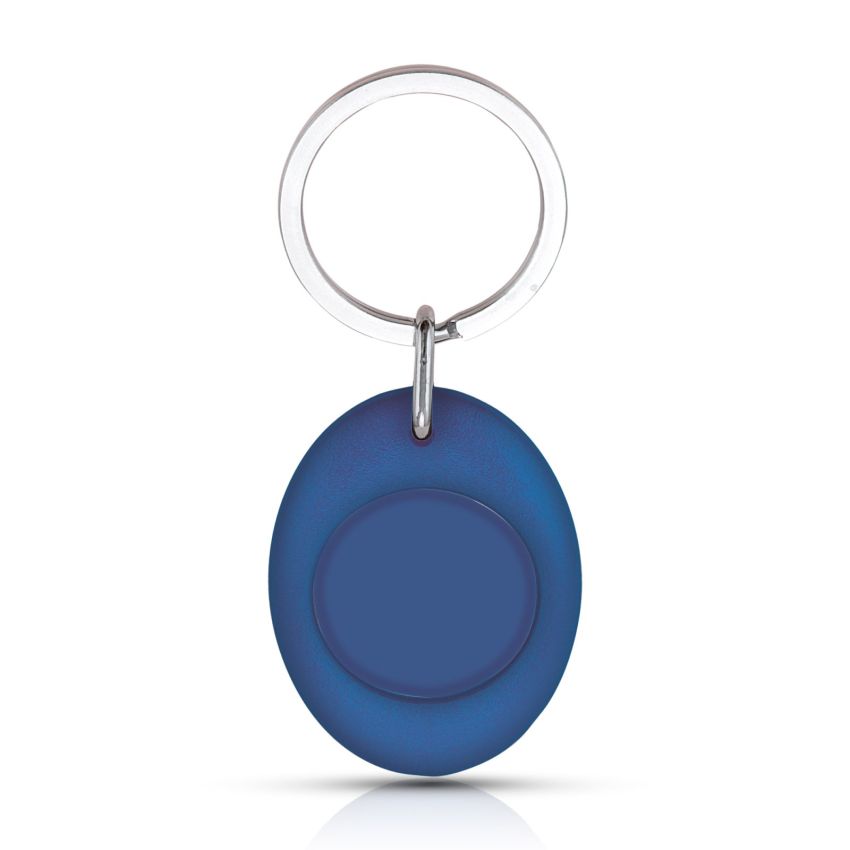 CR-Z Llavero ovalado CR-Z con ficha de 1,00 € para carrito, plástico