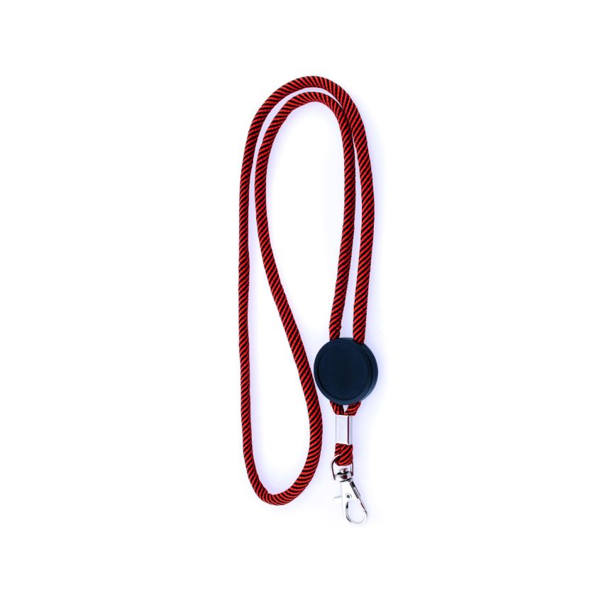 Cordón Treel de poliéster con ajuste y mosquetón