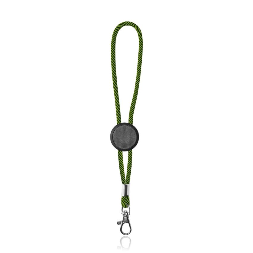 Byner Llavero tubular ajustable con mosquetón