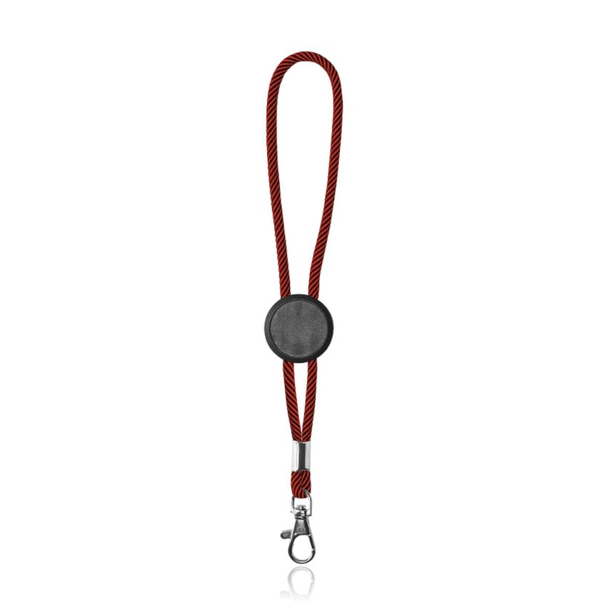 Byner Llavero tubular ajustable con mosquetón