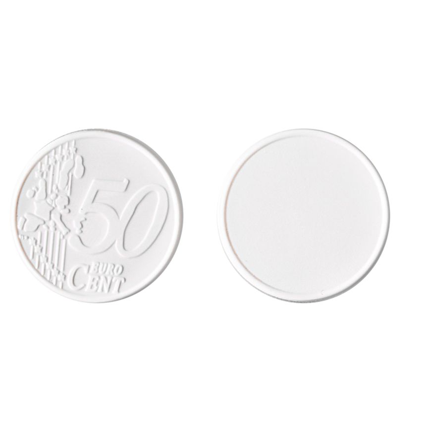 Moneda 50 Ficha € 0,50 para carrito, plástico PS