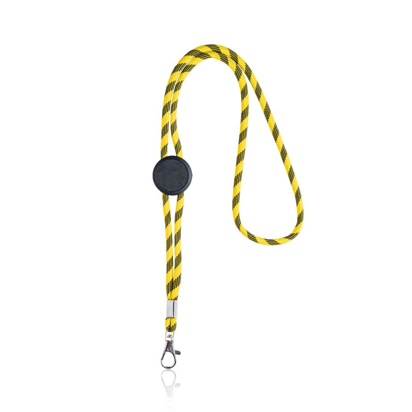 Lanyard tubular Ecoyard en RPET, ajustable