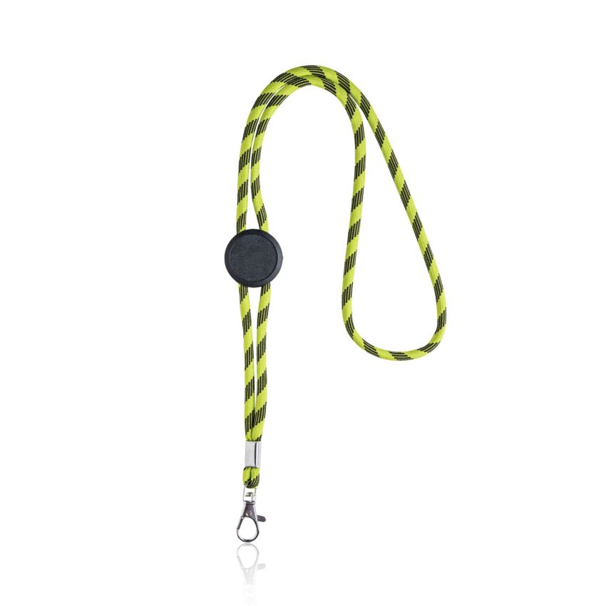 Lanyard tubular Ecoyard en RPET, ajustable
