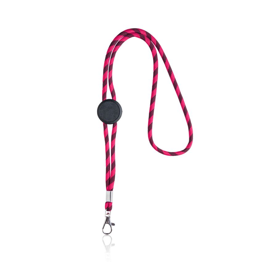 Lanyard tubular Ecoyard en RPET, ajustable