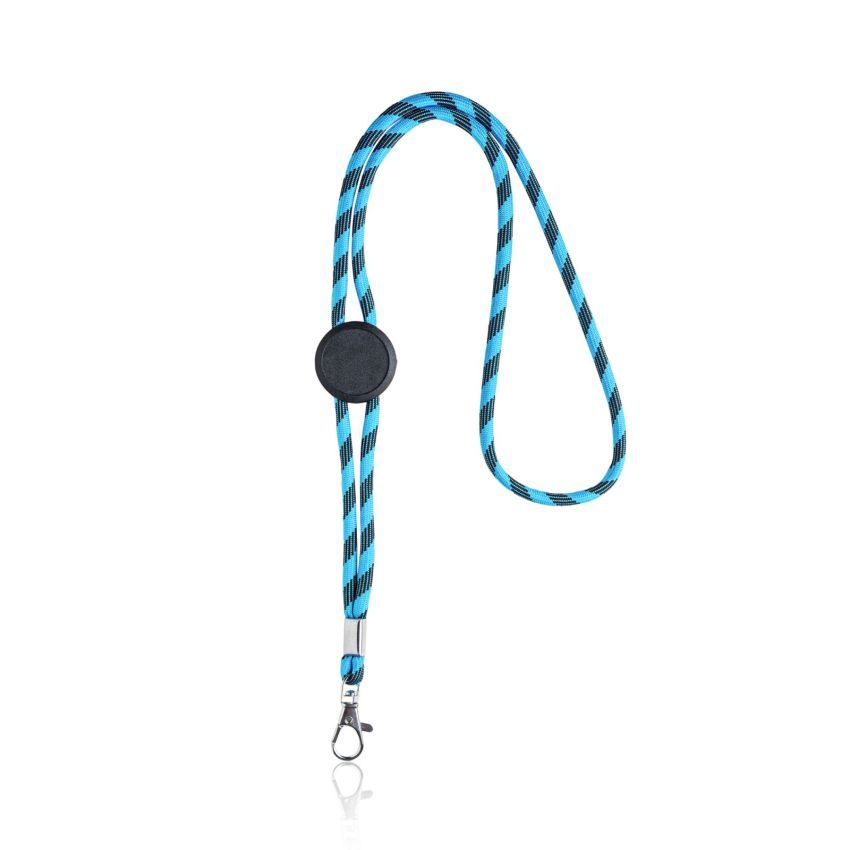 Lanyard tubular Ecoyard en RPET, ajustable