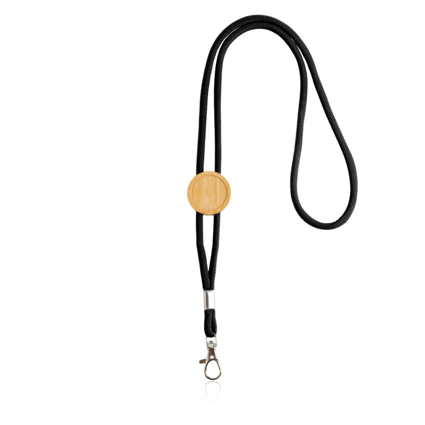 West Lanyard ajustable de bambú